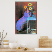 Monet - Portret van Suzanne Hoschede Poster (Keuken)