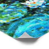 Monet - Poster des Lillies d'Eau (Coin)