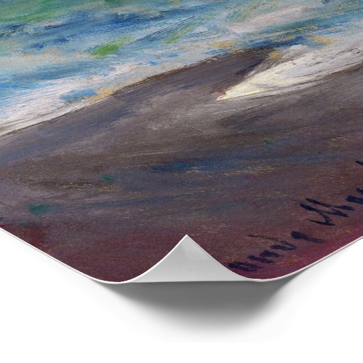 Monet - Rainfall Etretat Poster (Hoek)