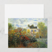 Monet Roos Garden Briefkaart (Voorkant / Achterkant)