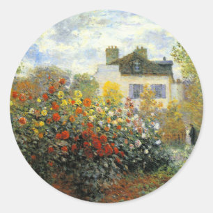 Monet Roos Tuin Stickers