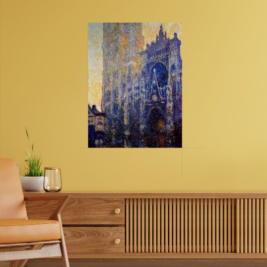 Monet - Rouen Cathedraal, Morning Effect Poster (Woonkamer 2)
