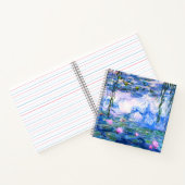 Monet Roze watergelilies Notitieboek (Binnen)