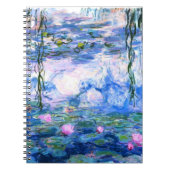 Monet Roze watergelilies Notitieboek (Voorkant)