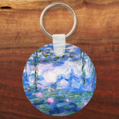 Monet Roze watergelilies Sleutelhanger (Voorkant)
