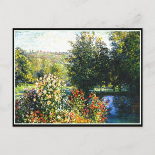 Monet - Rozen in de tuin in Montgeron, mooie kunst Briefkaart