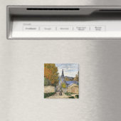 Monet - Rue de Sainte-Adresse, beaux-arts, Magnet (In Situ (Lave-vaisselle))