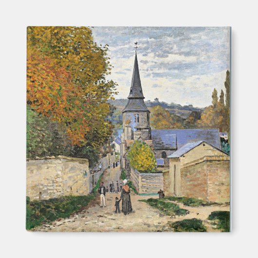 Monet - Rue de Sainte-Adresse, beaux-arts, Magnet (Devant)