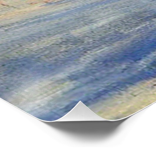 Monet Sailboot Perfect Poster (Hoek)