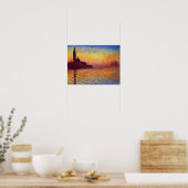 Monet - San Giorgio Maggiore in Dusk Poster (Keuken)