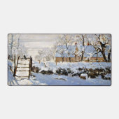 Monet schilderij, De ekster, Bureaumat (Voorkant)