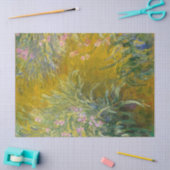 monet schilderpad door Irises Tissuepapier (Craft)