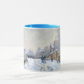 Monet - Sneeuwscène in Argenteuil Mok (Midden)