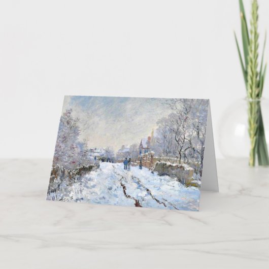 Monet - Snow Scene at Argenteuil (Devant)