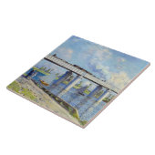 Monet - Spoorbrug in Argenteuil Tegeltje (Zijkant)
