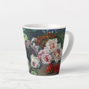 Monet Spring Flowers Latte Mok