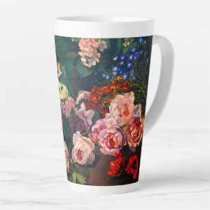 Monet Spring Flowers Latte Mok