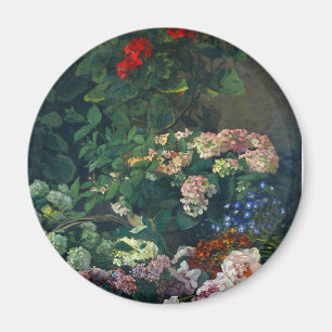 Monet Spring Flowers Magneet