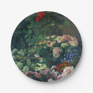 Monet Spring Flowers Papieren Bordje