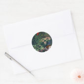 Monet Spring Flowers Ronde Sticker (Envelop)