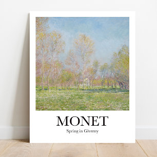 Monet Spring in Giverny Kunstdruk Poster