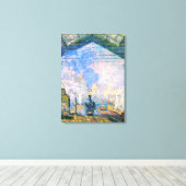 Monet - Station Saint-Lazare, kunst Canvas Afdruk (Insitu (Houten vloer))