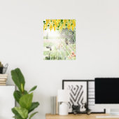 Monet Style Gazebo Floral Art Print (Thuiskantoor)