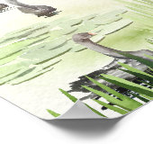 Monet Style Gazebo Floral Art Print (Hoek)