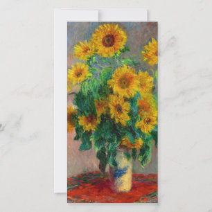 Monet Sunflower Kaart