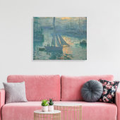 Monet Sunrise Marine Impressionisme Schilderen Canvas Afdruk (Insitu (Woonkamer))