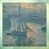 Monet Sunrise Marine Impressionisme Schilderen Raamsticker (Vel 3)