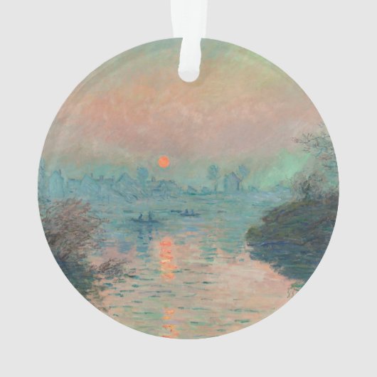 Monet Sunset Seine Beaux-Art Impressionnisme (dos)