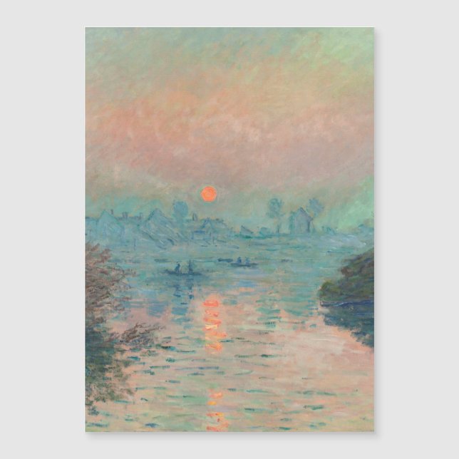 Monet Sunset Seine Fine Art Impressionisme (Voorkant)