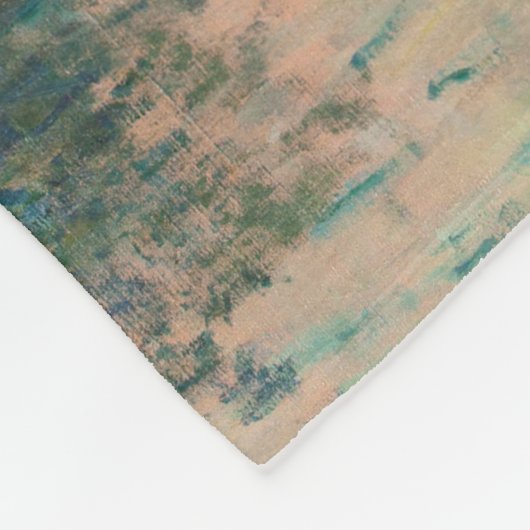 Monet Sunset Seine Fine Art Impressionisme Fleece Deken (Hoek)