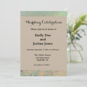 Monet Sunset Seine Fine Art Impressionisme Kaart (Staand voorkant)