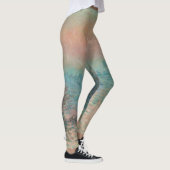 Monet Sunset Seine Fine Art Impressionisme Leggings (Rechts)