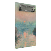 Monet Sunset Seine Fine Art Impressionisme Mini Klembord (Schuin)