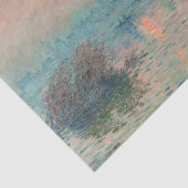 Monet Sunset Seine Fine Art Impressionisme Tissuepapier (Detail)