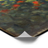 Monet - Terrace bij Sainte Adresse Poster (Hoek)