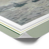 Monet Thames Below Westminster 16 x 12 Poster (Coin)