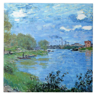 Monet - The Banks of the Seine at la Grand Jatte Tegeltje