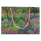 Monet "The Iris Garden at Giverny" Large Cadeautasje (Achterkant)