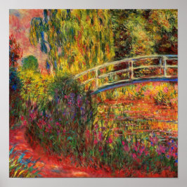 Monet the Japans Bridge Poster
