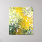 Monet,The Path through the Irises Canvas Afdruk (Voorkant)