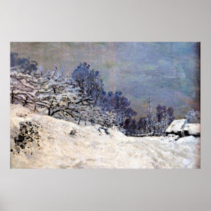 Monet - The Road in Front of Saint Simeon Boerderi Poster
