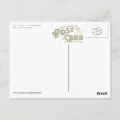 Monet Train sur carte postale de neige (Dos)