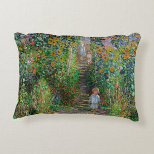 Monet Tuin Vetheuil Impressionisme Schilderij Accent Kussen
