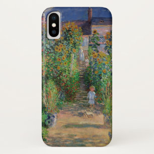 Monet Tuin Vetheuil Impressionisme Schilderij iPhone X Hoesje