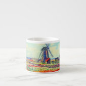 Monet Tulips Windmill Espresso Kop (Voorkant)