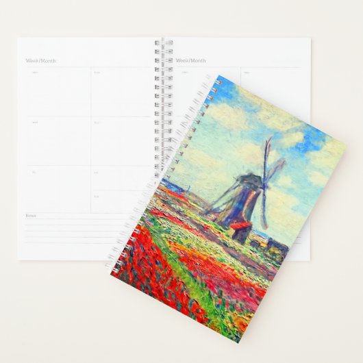 Monet Tulips Windmill Planner (Display)